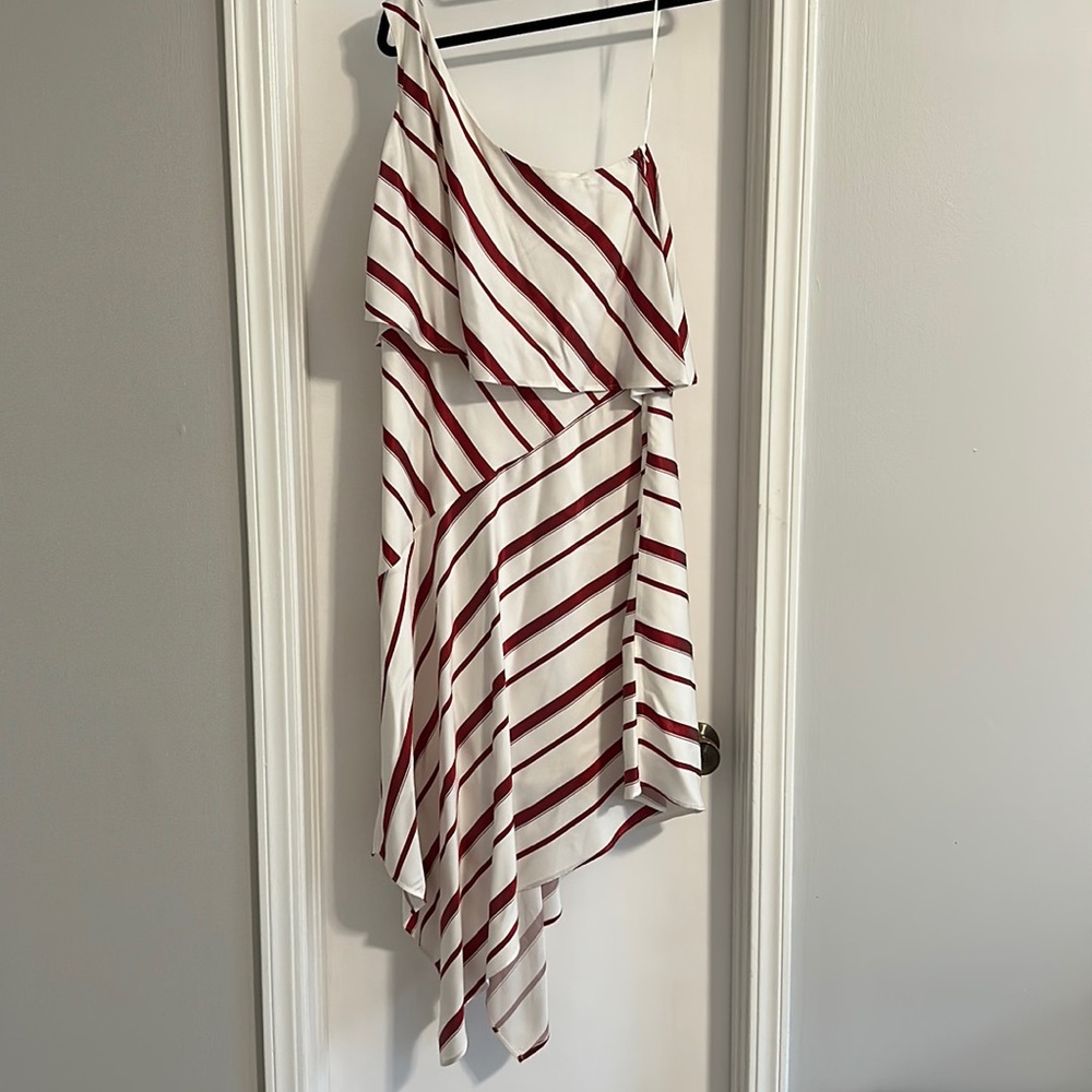 Banana Republic | Off Shoulder Asymmetrical Dress